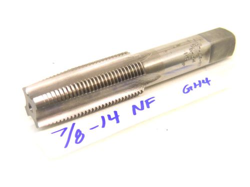 USED 7/8&#034;-14 NF HAND TAP HSS GH4 4-FLUTE TAPERED .875&#034;-14