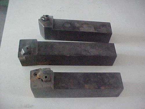 carbide lathe insertable cutters 1.25x1.25 x 6 kennametal LOT of 4