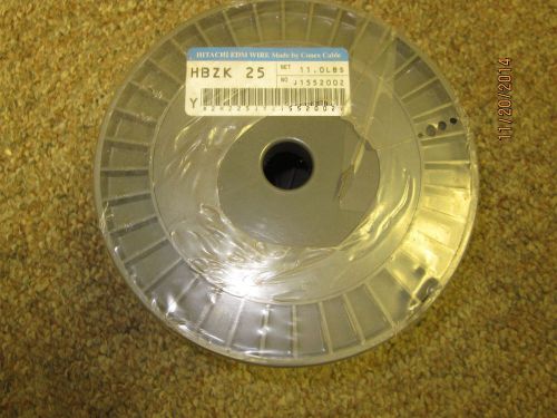 Hitachi edm wire hbzk 25 brass .010 diameter 11.0 lbs. for sale