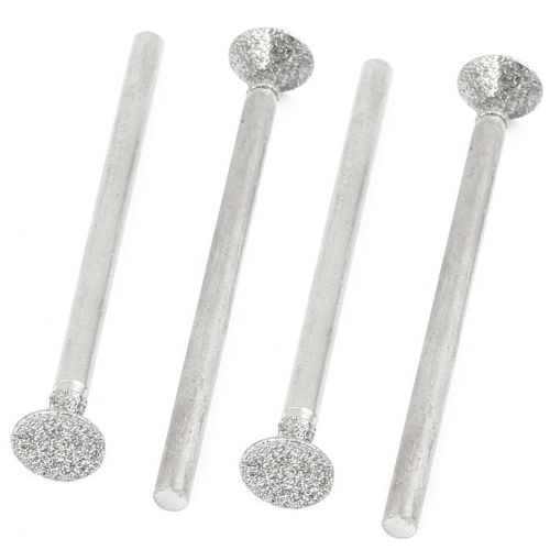 Rotary Tool Cylindrical 42mm Long 6mm Tip Dia Grinding Point 4 Pcs