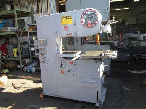 DOALL  MODEL 3613-2 VERTICAL BAND SAW IN GREAT CONDITION