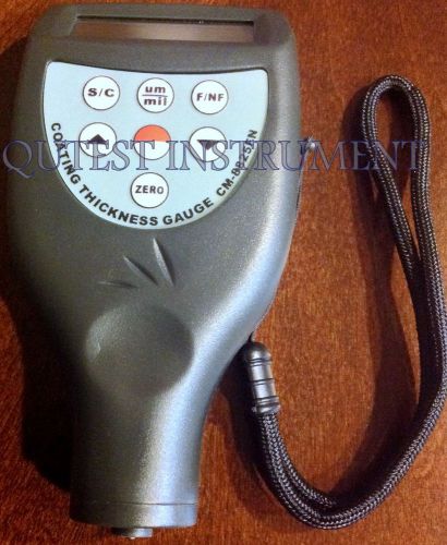 Digital coating paint thickness gauge  meter w/ built-in f&amp;nf auto substrate rec for sale