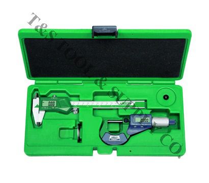 New insize 5022 electronic inch/metric micrometer &amp; caliper set for sale