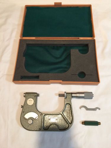 Mitutoyo 2-3&#034; indicating micrometer no. 510-107 w/ case for sale