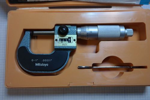 Mitutoyo 193-211 Digit Outside Micrometer, Lightly Used, w Case, Complete