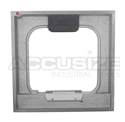 8x8&#034; precision master frame spirit level x 0.0005&#034;/10&#034; in fitted box, #s908-c693 for sale