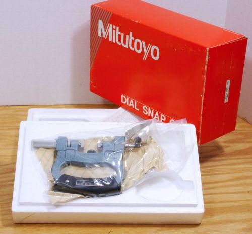 Nib mitutoyo 201-151, dial snap gauge, 0-1&#034; range dsg - 1&#034; made in japan for sale