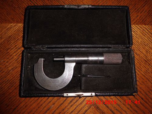Starrett 209 c   0-1&#034;  0001  micrometer tool