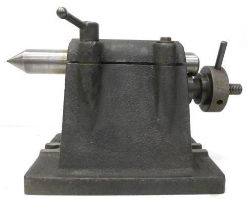 UNKNOWN BRAND TAILSTOCK CENTER STAND, APPROX 6 1/2&#034; CENTER TO BASE