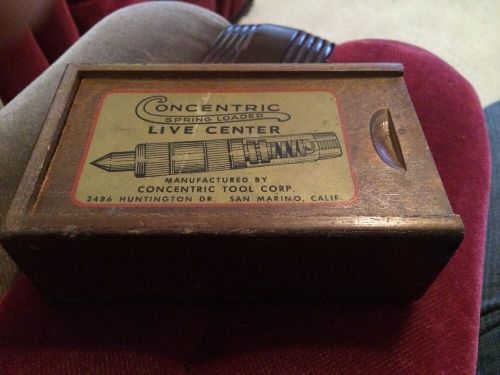 CONCENTRIC SPRING LOADED LIVE CENTER Morse Taper 3