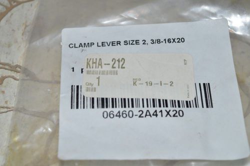Kipp Size 2 Plastic/Stainless 3/8-16 x 20 Clamping Lever