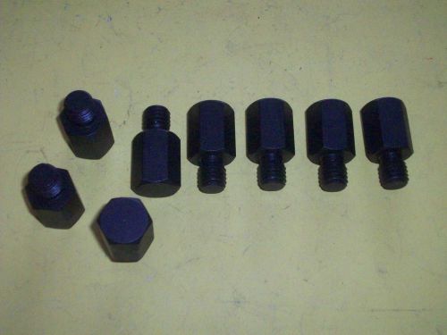 8 NEW JERGENS 21530 HEX REST BUTTON 1&#034; X 1/2-13 , MADE IN USA , FREE SHIPPING!!!