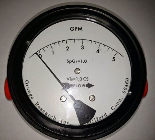 Orange research flow meter - high pressure - variable area: 2321fg-1c-4.5b for sale