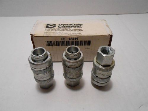 DYNAQUIP 6A686 SAFETY EXAUST COUPLER ***PACK of 3***