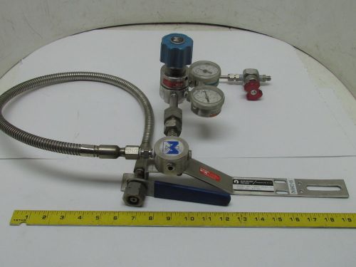 Mmnf0998sa single stage/station manifold for 50-c3h8/n2 ss high purity regulator for sale