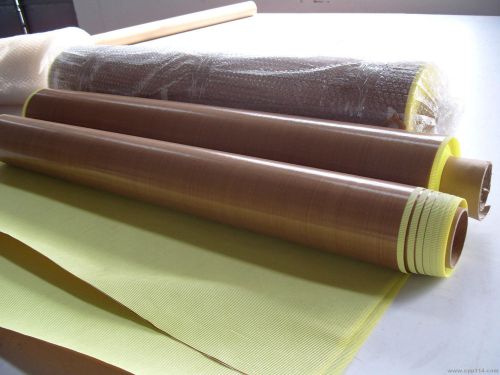1000mm*10m*0.18mm 7.2mils ptfe teflon cloth tape for hot sealing, bake, transmit for sale