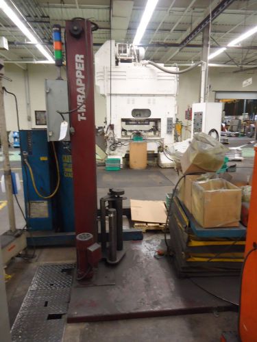 Lantech t-wrapper 5000lbs max cap pallet wrapping machine for sale