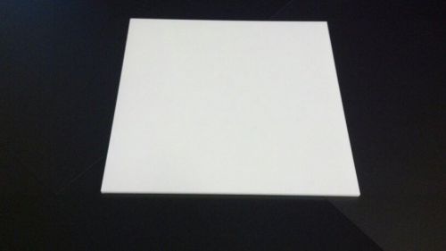 WHITE ACRYLIC PLEXIGLAS PLASTIC  SHEET 1/8&#034; X 24&#034; X 24&#034;
