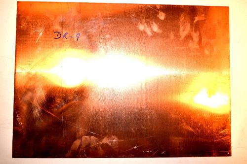 3/16&#034; x 17&#034; x 12&#034; COPPER SHEET DR9 #822  live steam myford lathe Knifemakers