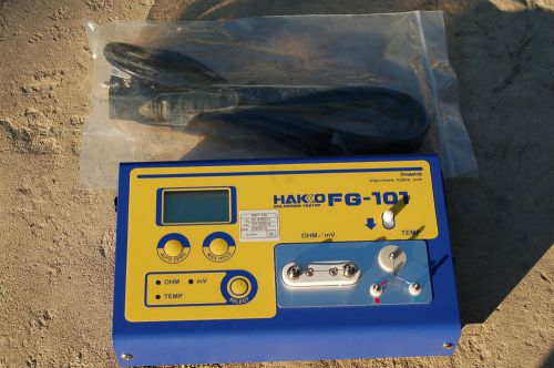 Hakko fg-101-10 tip-to-ground tester thermometer f digital soldering leak volt for sale
