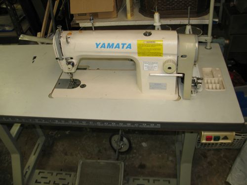 YAMATA GC 8500 INDUSTRIAL STRAIGHT LOCKSTITCH SEWING MACHINE W/CLUTCH MOTOR