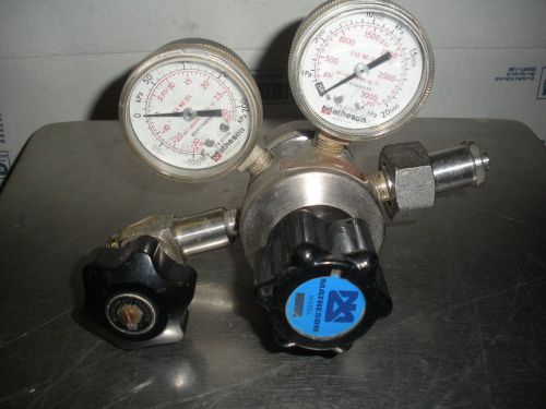 Matheson regulator 3803 stainless argon nitrogen helium lab grade high purity for sale