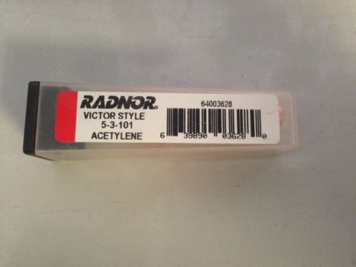 Radnor® 3-101 Size 5 Victor® Style One Piece Acetylene Cutting Tip