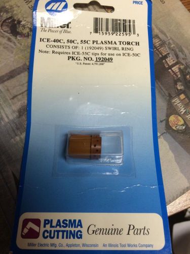 Miller Plasma Cutting Swirl Ring #192049 for ICE-40C 50C 55C Torch in Package U2