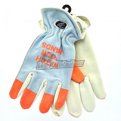 Revco 97KHV Grain/Split Cowhide -- Kevlar Sewn Driver&#039;s Gloves, Small
