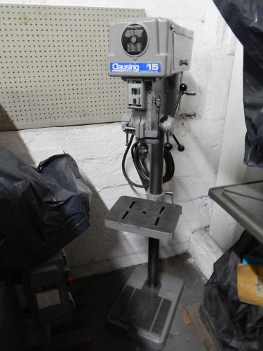 Drill press clausing 15&#034;  floor model 1754 ,5 speed 260-3600 rpm &#034;built 1990&#039;s&#039;&#034; for sale