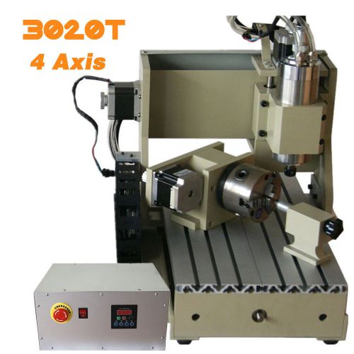 Engraver 4 axis cnc router kit 3020t drilling milling machine craft making best for sale