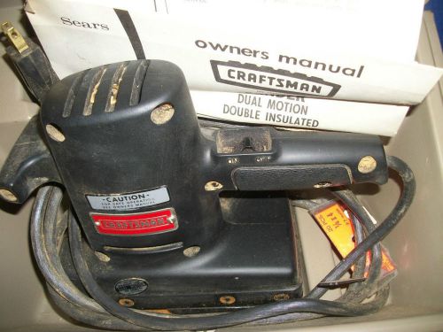 Craftsman pad sander model 315.11630 8”x3  1/2 ” with case for sale