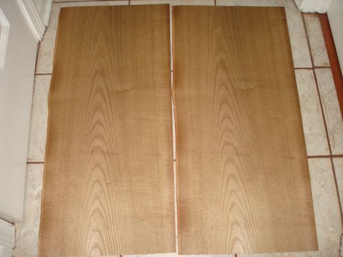 2 teak veneer on wood on wood veneer  14&#039;&#039;wide  x 24&#034; long  1/28 or .035 thick for sale