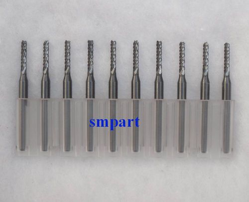 10 PCB end mill engraving cnc router bits 1/8 2.0mm