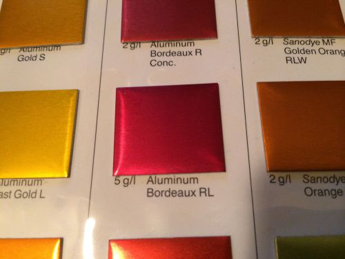 Red Bordeaux RL Anodizing Dye - 3 Gallons