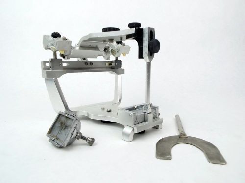 Denar D5A Dental Lab Fully Adjustable Occlusion Articulator w/ Storage Case