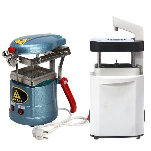 Dental vacuum forming molding machine with laser odontology pin drill machine for sale
