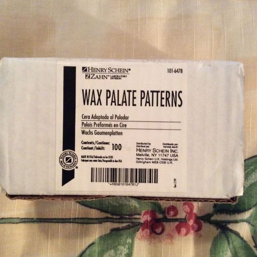 Wax Palate Patterns