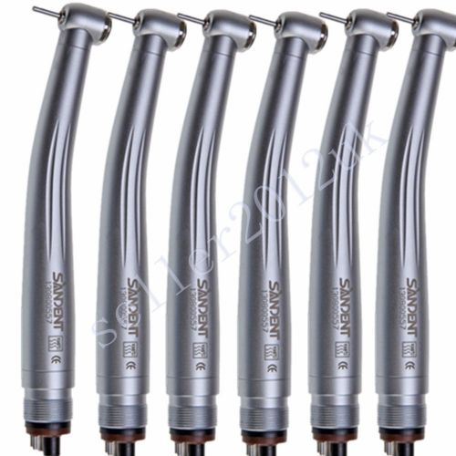 6* NSK Style Dental Fast High Speed Handpiece 4 Hole Push Button