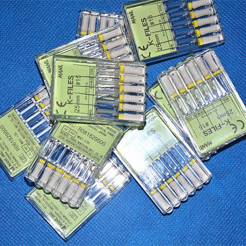 30 packs mani k-files 25mm #15 dental endodontic instruments hand use files for sale