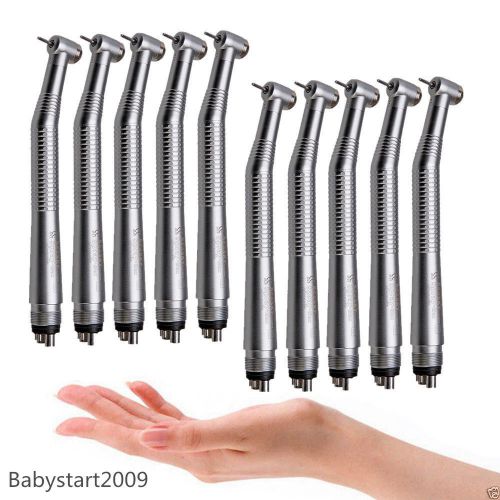 10x nsk style dental high speed turbine handpiece standard push button 4 holes for sale
