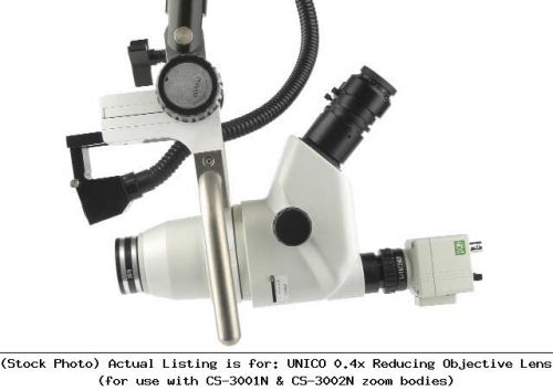 UNICO 0.4x Reducing Objective Lens (for use with CS-3001N &amp; CS-3002N : CS-3202N