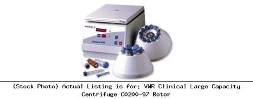 Vwr clinical large capacity centrifuge c0200-97 rotor: c0200-97-vwr for sale