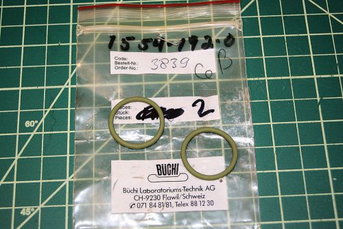 Buchi evaporator r151 o ring green # 15-54192-0 ( lot of 2 ) new for sale