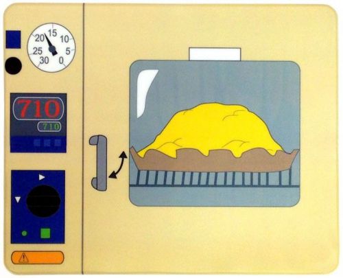 AI Vacuum Oven Inspired Dab Mouse Pad in Tan Color Degassing Chamber Purging