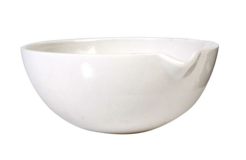 Glazed evaporating dish: 105mm glazed porcelain (150ml) for sale
