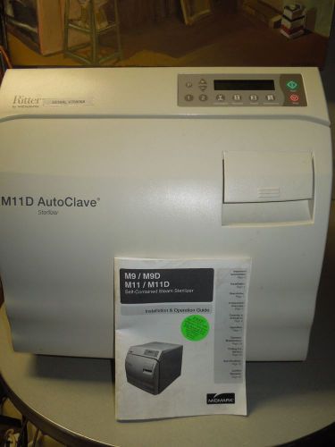 Midmark Ritter M11D AutoClave Sterilizer, Limited Use - Manufactured 6-2009