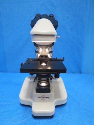 Accu-scope Tabletop microscope with 2qty Objectives