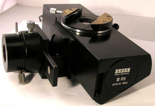Zeiss III RS Fluorescent Vertical Illuminator f/Universal &amp; Photomic Microscopes