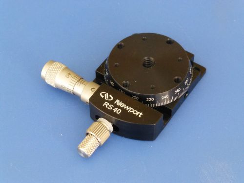 Newport rs40 precision rotation stage / platform w/ micrometer for sale
